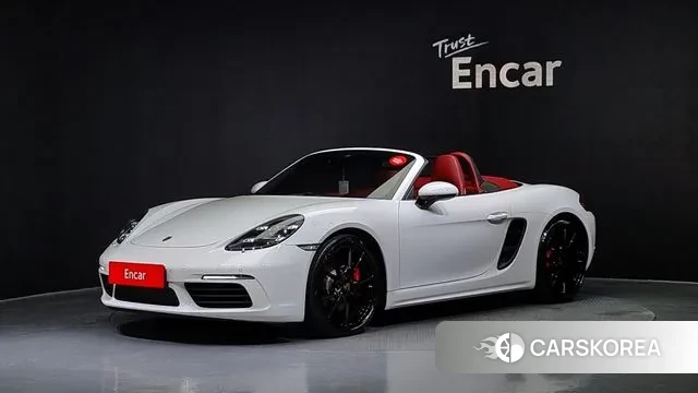 Porsche 718 Boxster 2018 Белый из Кореи