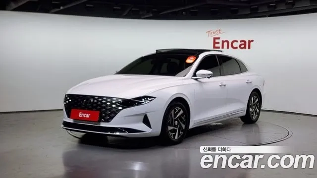Hyundai The New Grandeur IG Hybrid 2022 Белый из Кореи