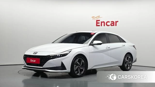 Hyundai Avante (CN7) 2021 Белый из Кореи