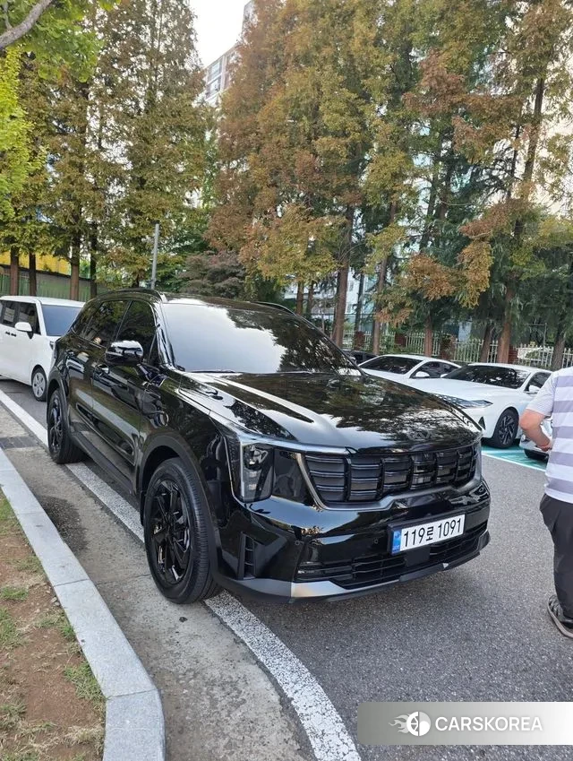 Kia The New Sorento 4th Generation 2025 Черный из Кореи