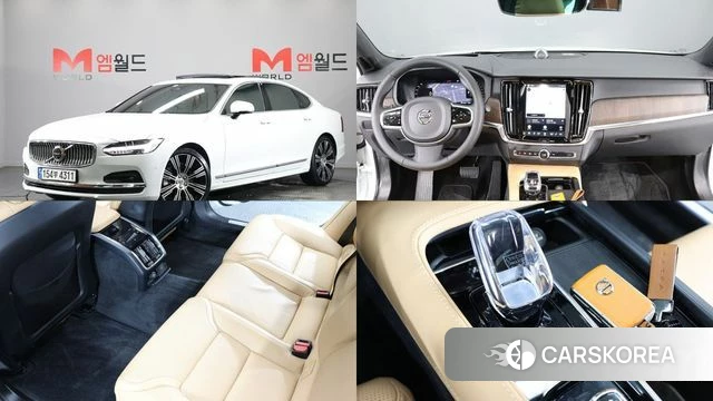 Volvo S90 2022 Белый из Кореи