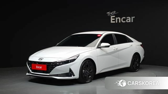 Hyundai Avante (CN7) 2021 Белый из Кореи