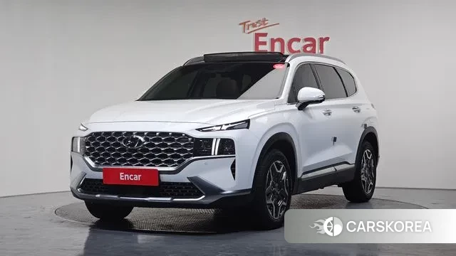 Hyundai The New Santa Fe 2021 Белый из Кореи