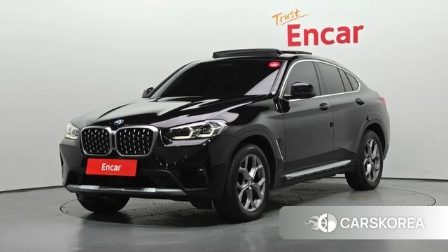 BMW X4 (G02) 2022 Черный из Кореи