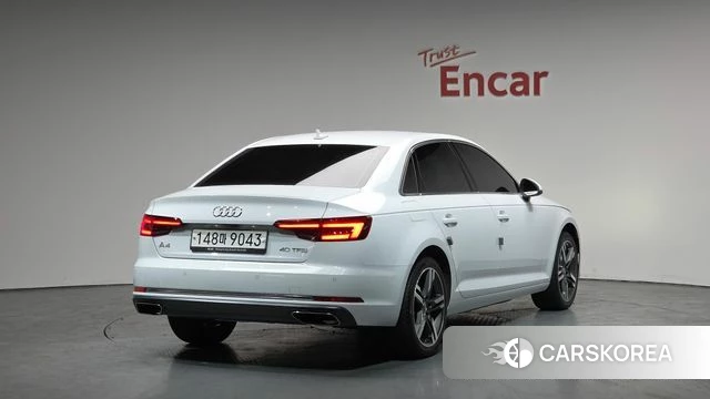 Audi A4 (B9) 2019 Белый из Кореи