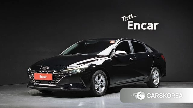Hyundai Avante (CN7) 2021 Черный из Кореи