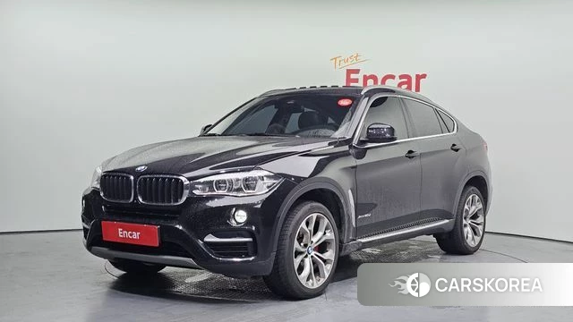 BMW X6 (F16) 2018 Черный из Кореи
