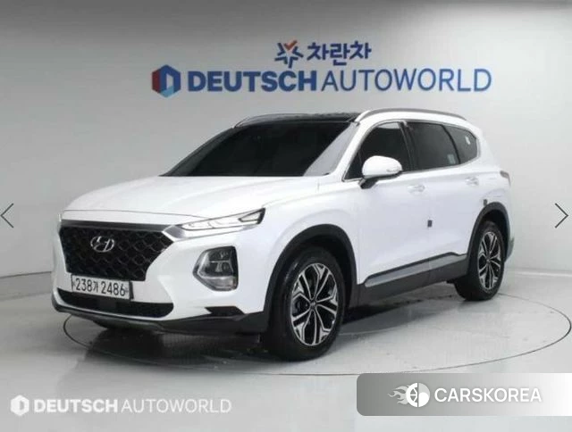 Hyundai Santa Fe TM 2019 Белый из Кореи