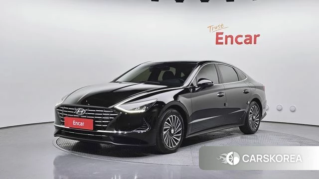 Hyundai Sonata Hybrid (DN8) 2022 Черный из Кореи