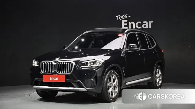 BMW X3 (G01) 2022 Черный из Кореи