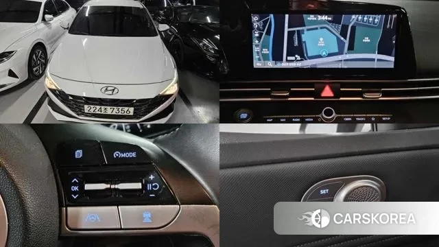 Hyundai Avante (CN7) 2021 Белый из Кореи