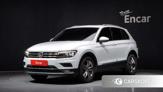 Volkswagen Tiguan second Generation 2018 Белый из Кореи