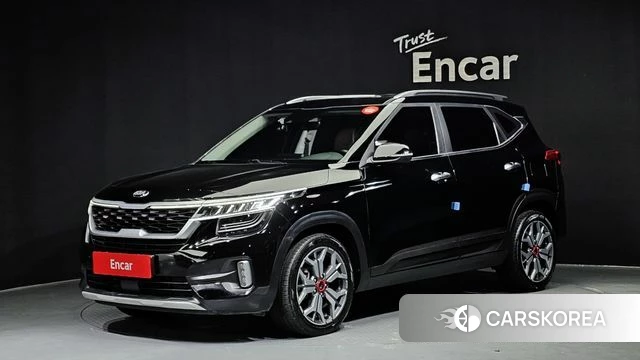 Kia Seltos 2019 Черный из Кореи