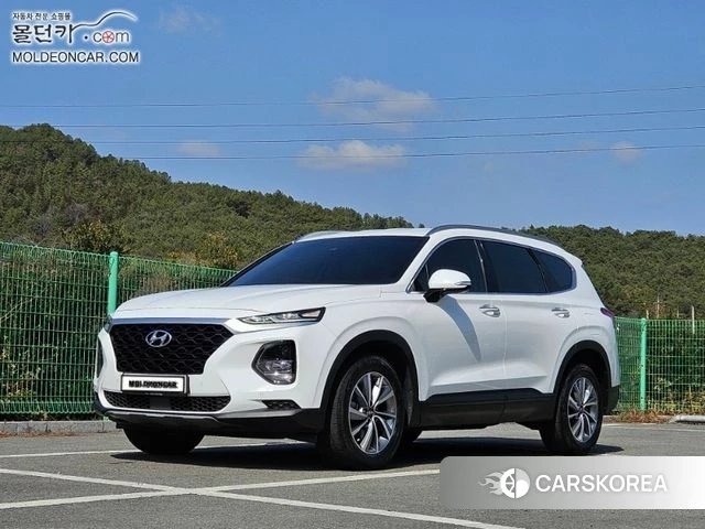 Hyundai Santa Fe TM 2019 Белый из Кореи