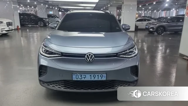 Volkswagen ID.4 2023 Синий из Кореи