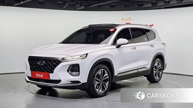 Hyundai Santa Fe TM 2018 Белый из Кореи