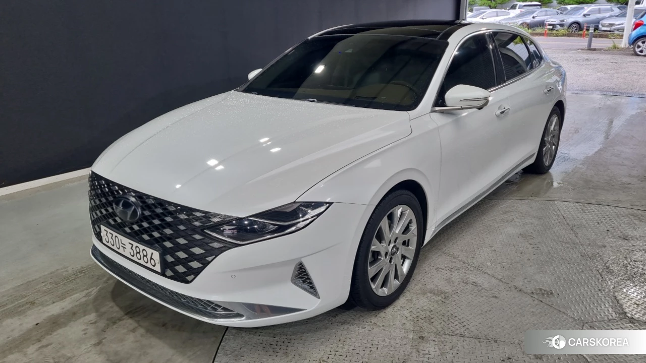 Hyundai The New Grandeur IG Hybrid 2020 Белый из Кореи