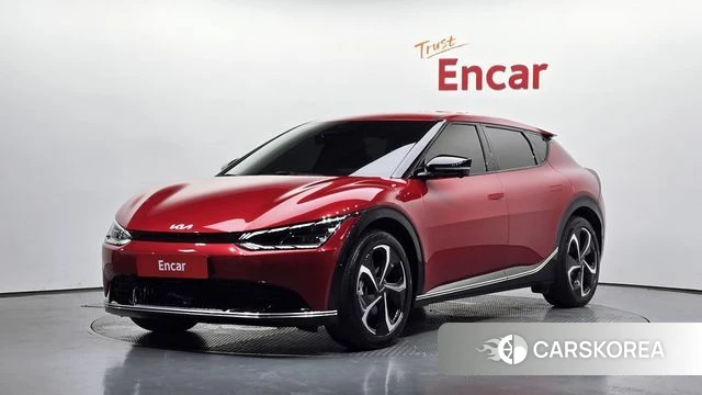 Kia EV6 2022 Красный из Кореи