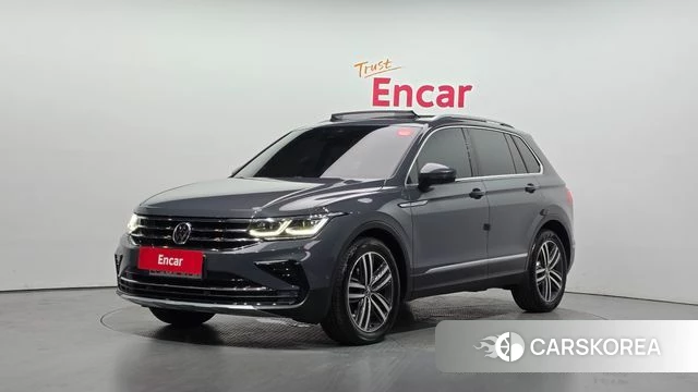 Volkswagen Tiguan second Generation 2021 Серый из Кореи
