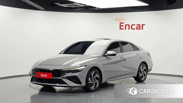 Hyundai The New Avante (CN7) 2023 Серебристо-серый из Кореи