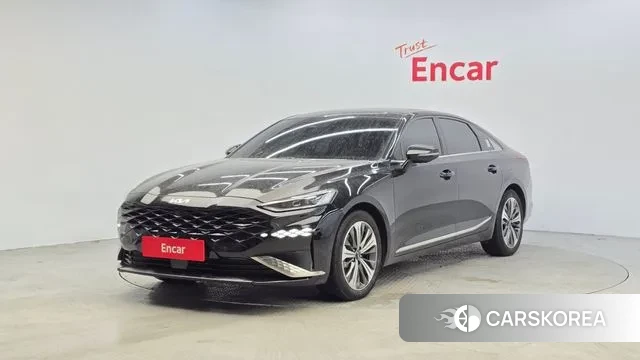 Kia K8 Hybrid 2021 Черный из Кореи