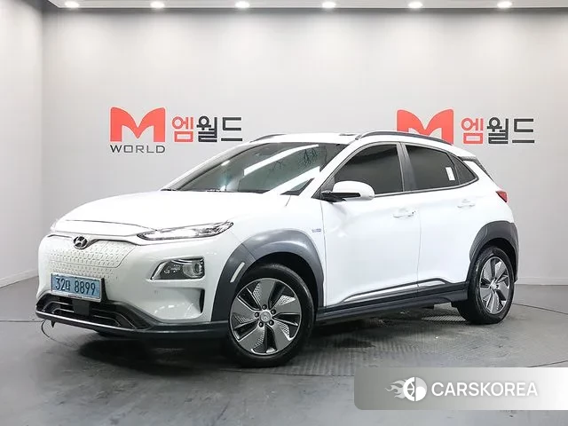 Hyundai Kona Electric 2019 Белый из Кореи