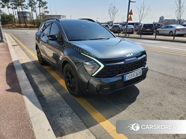 Kia Sportage 5th Generation Hybrid 2024 Серый из Кореи