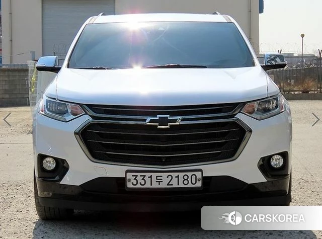 Chevrolet (GM Daewoo) Traverse 2020 Белый из Кореи