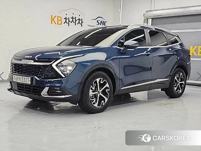 Kia Sportage 5th Generation Hybrid 2023 Синий из Кореи