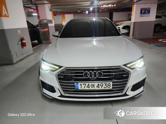 Audi A6 (C8) 2021 Белый из Кореи