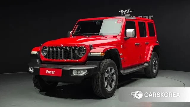 Jeep Wrangler (JL) 2021 Красный из Кореи