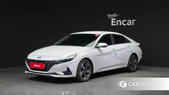 Hyundai Avante (CN7) 2022 Белый из Кореи