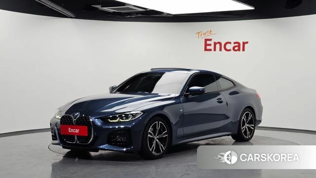 BMW 4 Series (G22) 2021 Синий из Кореи
