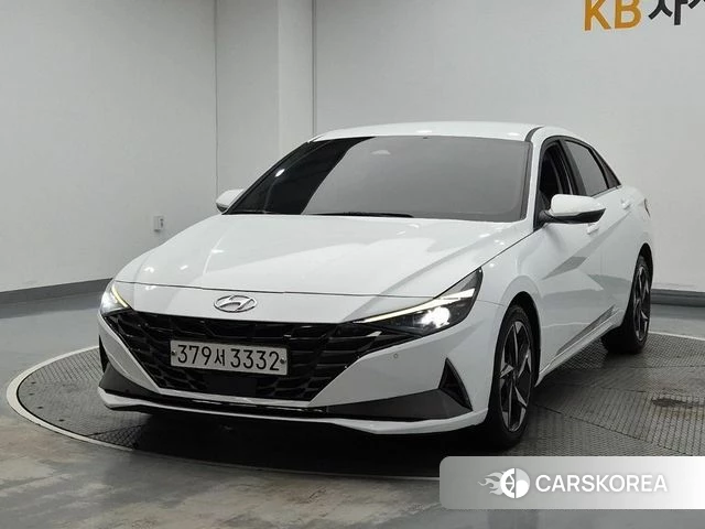 Hyundai Avante (CN7) 2020 Белый из Кореи