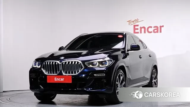 BMW X6 (G06) 2021 Черный из Кореи