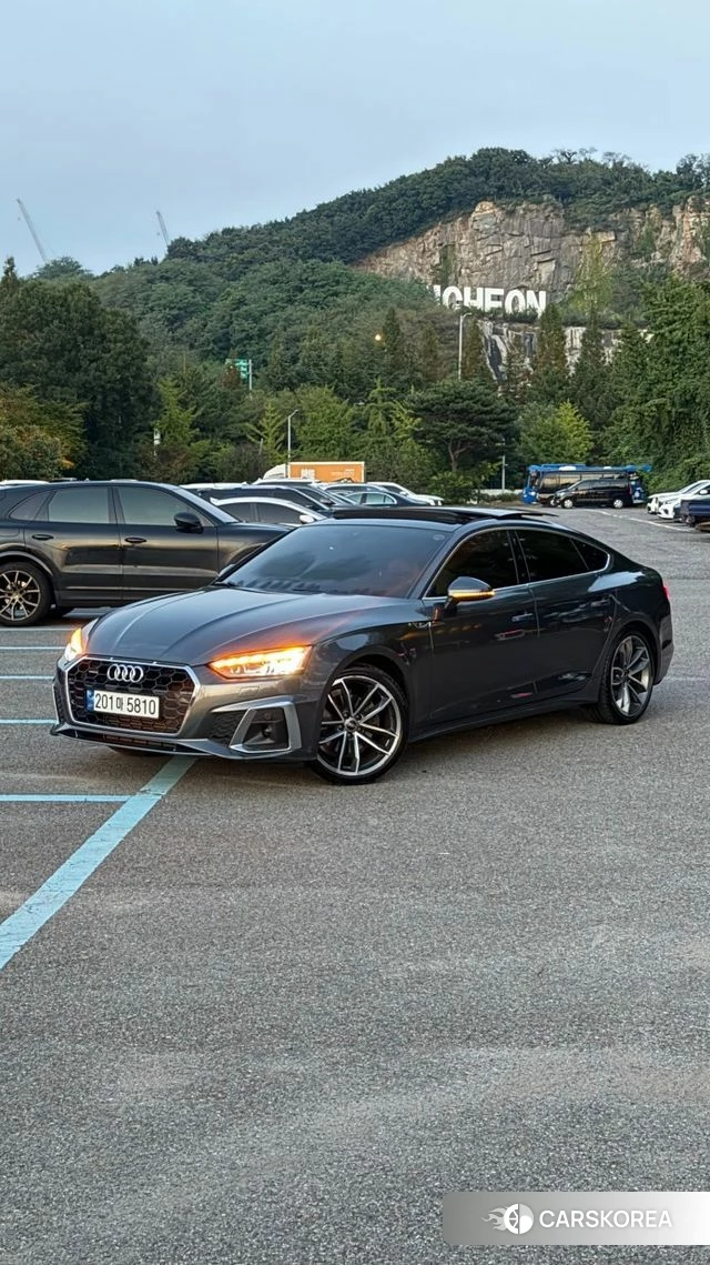 Audi A5 (F5) 2022 Серый из Кореи
