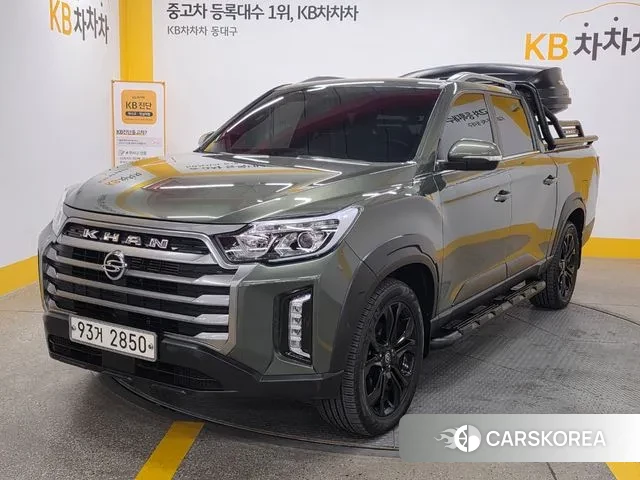 Ssangyong The New Rexton Sports Cannes 2021 Светло-зеленый из Кореи