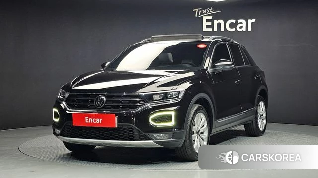 Volkswagen T-Roc 2021 Черный из Кореи