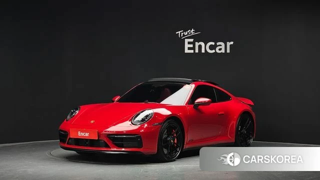 Porsche 911(992) 2022 Красный из Кореи