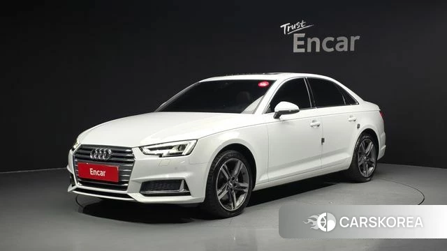 Audi A4 (B9) 2019 Белый из Кореи