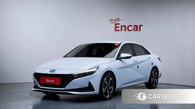 Hyundai Avante (CN7) 2021 Белый из Кореи
