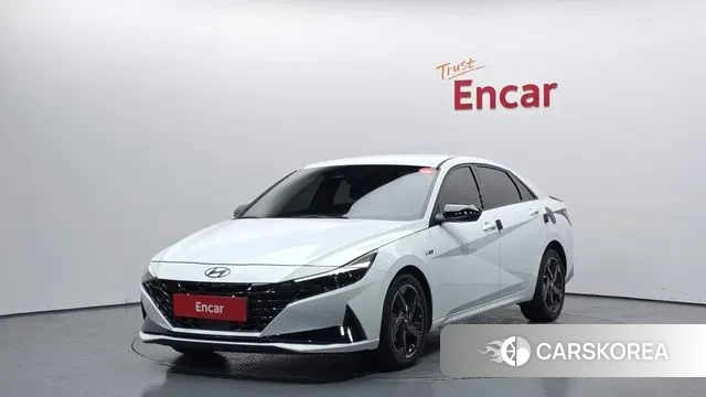 Hyundai Avante (CN7) 2020 Белый из Кореи