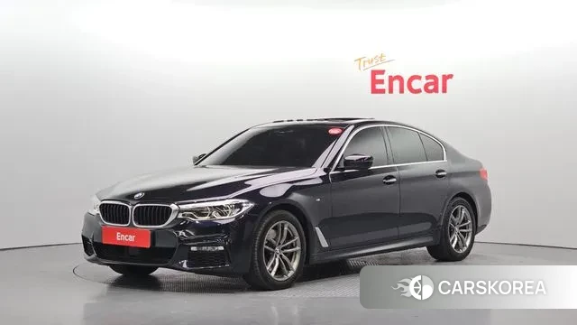 BMW 5 Series (G30) 2018 Синий из Кореи