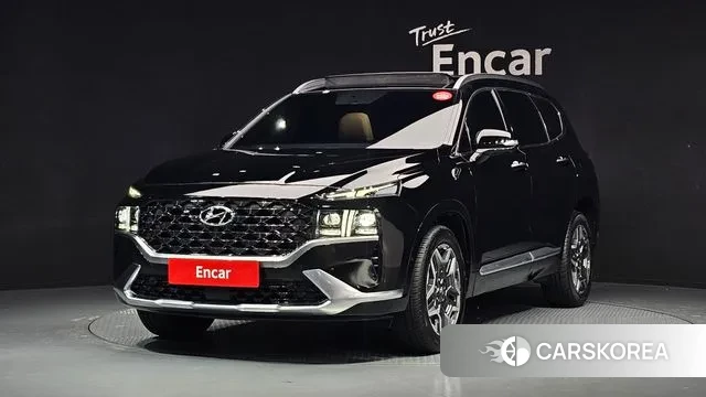Hyundai The New Santa Fe 2021 Черный из Кореи