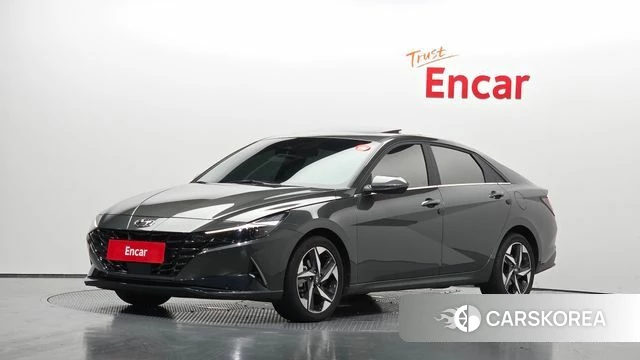 Hyundai Avante (CN7) 2023 Серый из Кореи
