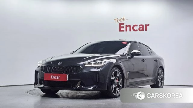 Kia Stinger 2018 Черный из Кореи