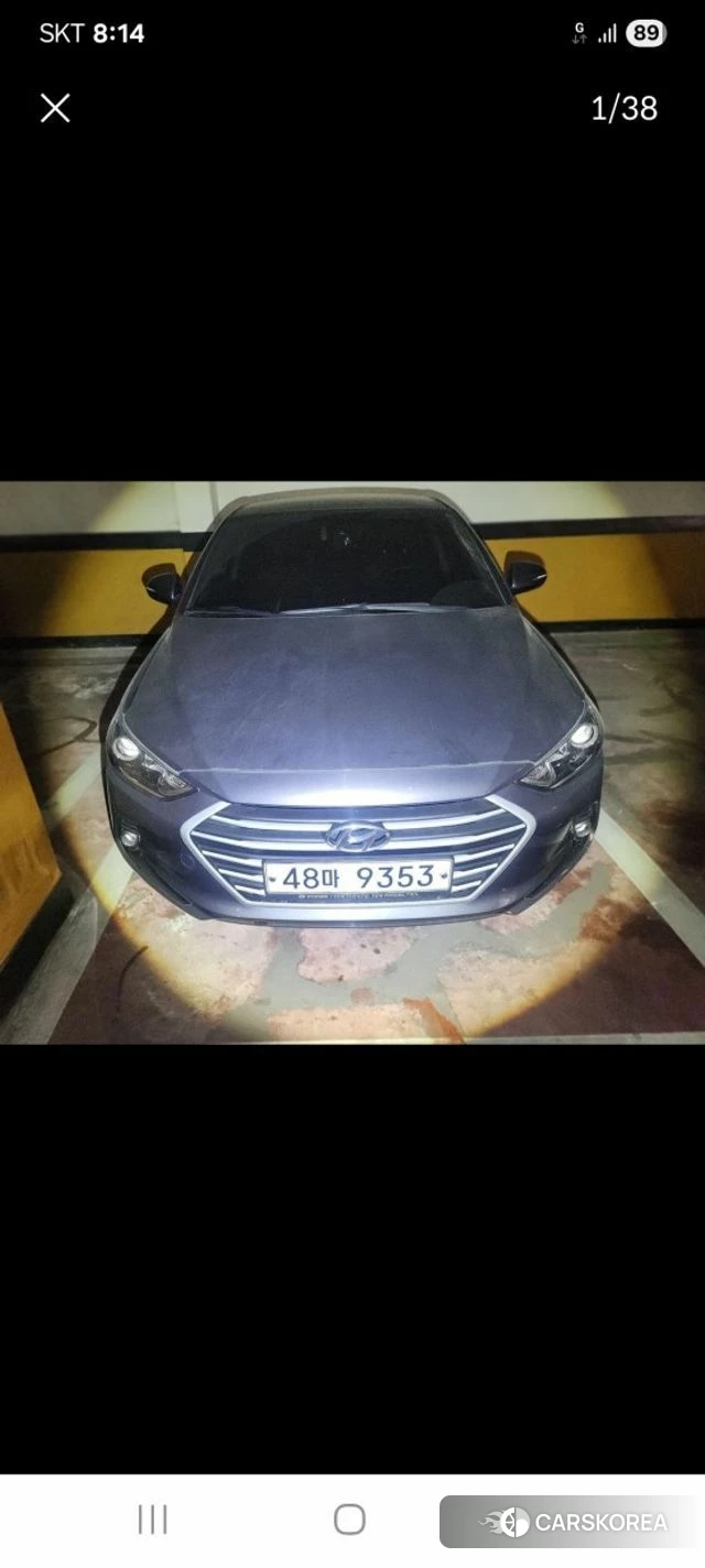 Hyundai Avante AD 2018 Серый из Кореи