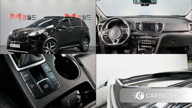 Kia Sportage 4th Generation 2018 Черный из Кореи