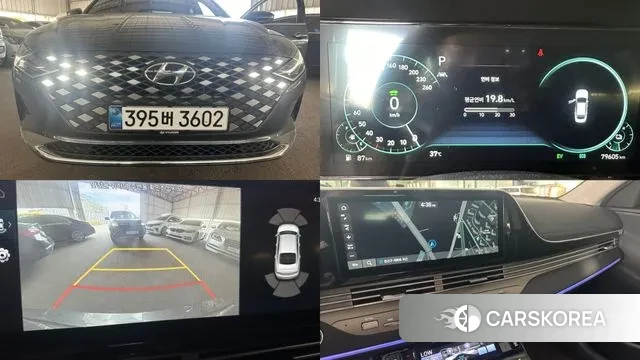 Hyundai The New Grandeur IG Hybrid 2019 Серый из Кореи