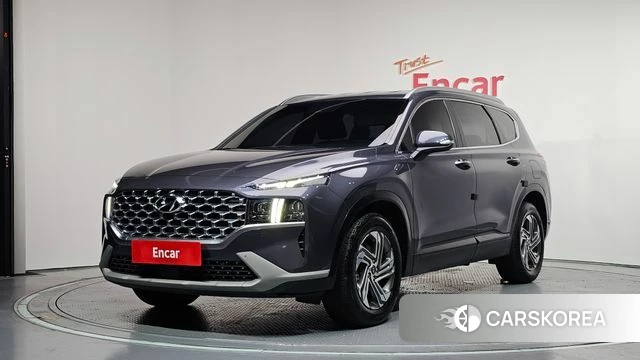 Hyundai The New Santa Fe 2021 Серый из Кореи